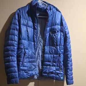 Spyder Women's Vibrant Blue Puffer Jacket (Large)